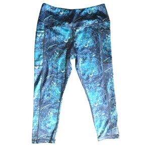 Constantly Varied Gear Medium Galaxy astronaut Print Leggings Stretchy Activewea